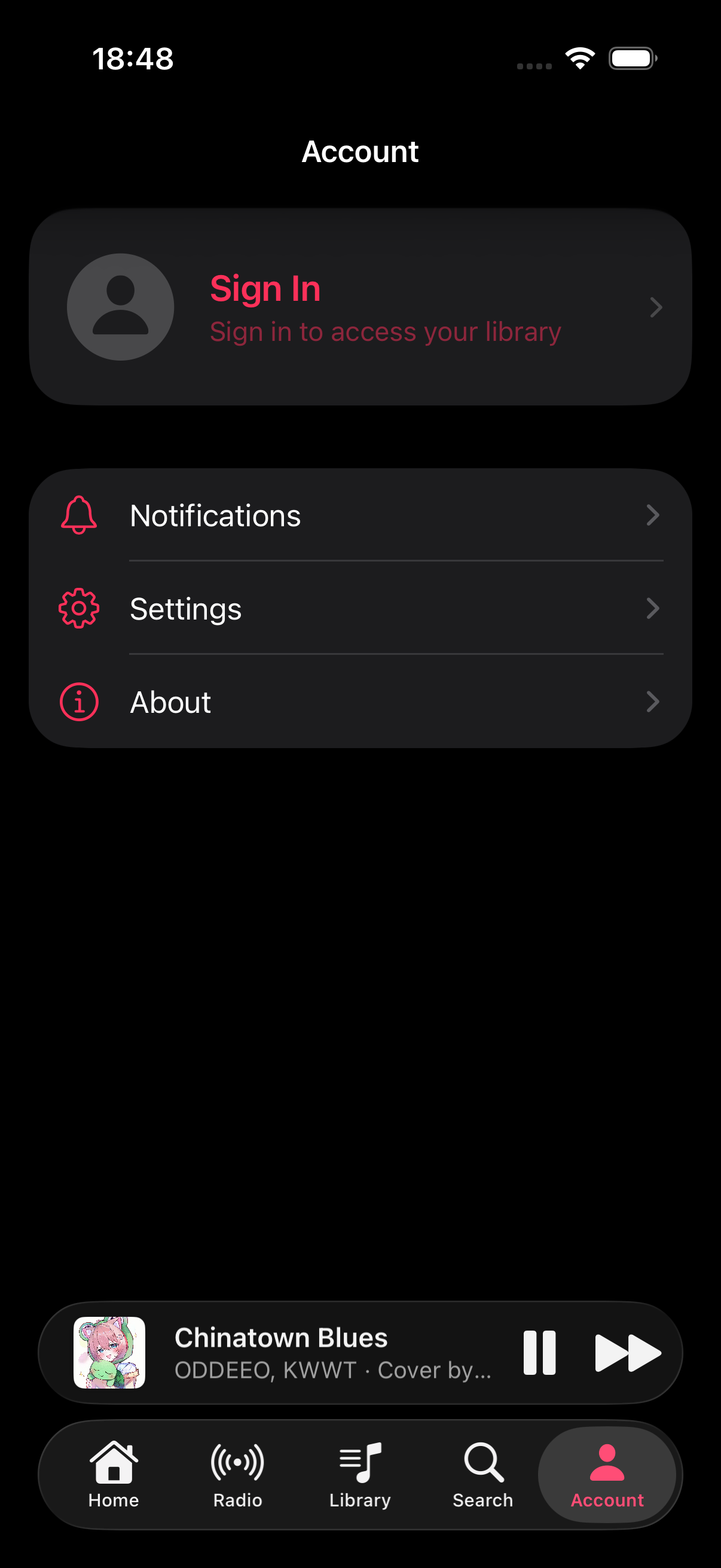 Account & Settings